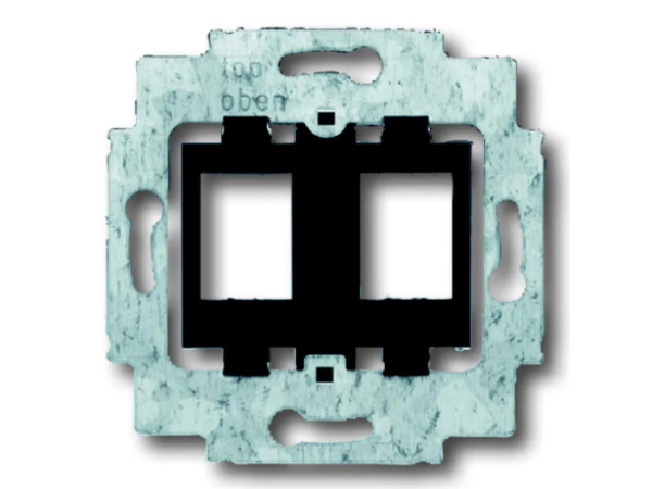 Draagring 2x Modular Jack / keystone zwart BJ 2CKA001753A8063 Draagring 2x Modular Jack / keystone zwart BJ 2CKA001753A8063
