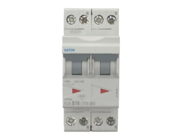 Eaton automaat fornuisgroep kookgroep 2x16A B 2x1P+N PLSN-B16/2P2N-2MU Eaton automaat fornuisgroep kookgroep 2x16A B 2x1P+N PLSN-B16/2P2N-2MU