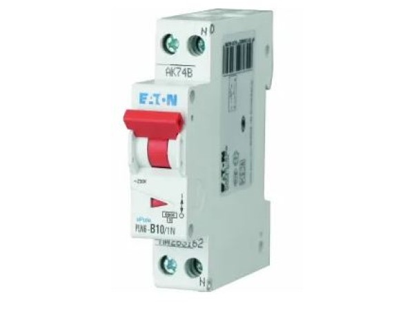 Eaton automaat  10A B 2P 1-polig + N  PLN6-B10/1N-MW