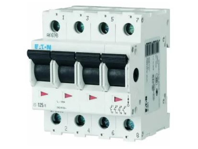 Eaton hoofdschakelaar 4 polig 125A  IS-125/4