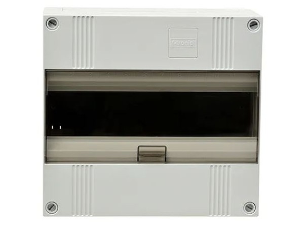 Ledige verdeelkast 1rij 12mod 205x220 +buisuitvoer
