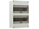 Ledige verdeelkast 2rij 24mod 220x330 +buisuitvoer