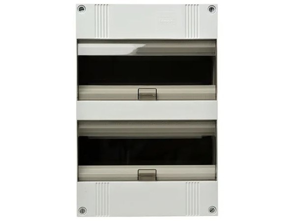 Ledige verdeelkast 2rij 24mod 220x330 +buisuitvoer