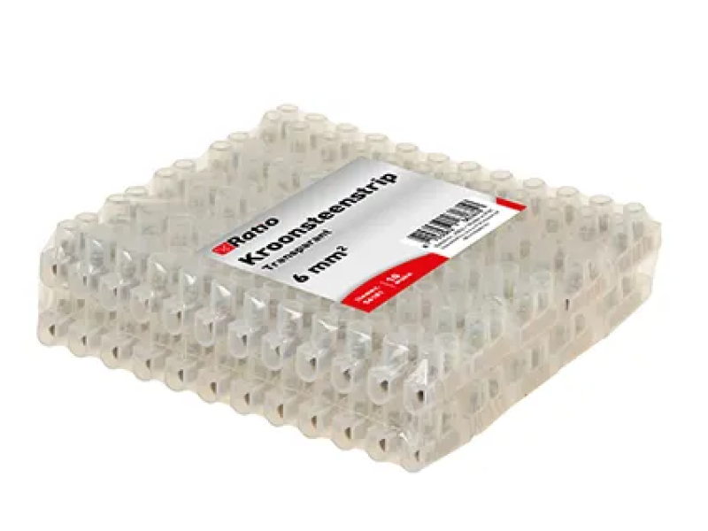 Kroonsteen strip 2.5 - 6mm²  10 stuks 