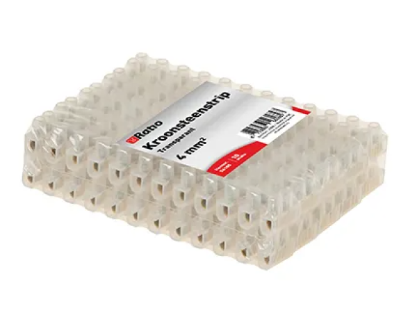 Kroonsteen strip 2.5 - 4mm²  10 stuks 