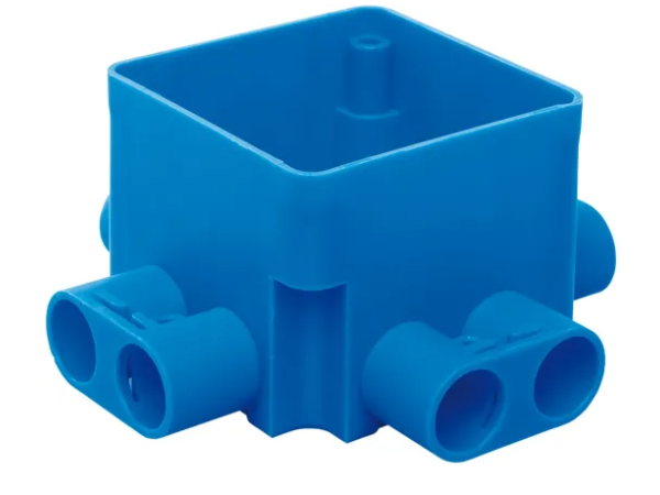 Centraaldoos 8x5/8-16mm gelijke invoer vierkant ABB 165B