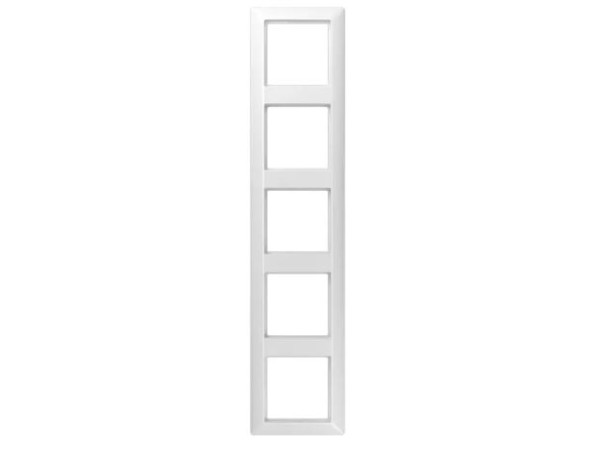 Jung afdekraam 5 voudig AS alpine wit AS585WW 5V