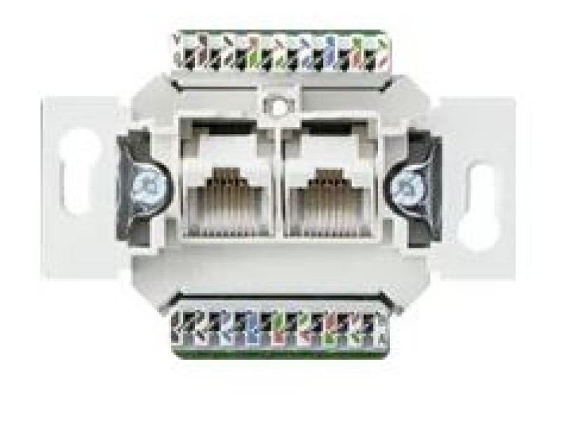 Jung data wcd UAE / UPO 2-voudig inbouw CAT5e + CAT6