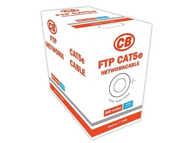 Datakabel FTP CAT5E kabel haspel van 305meter