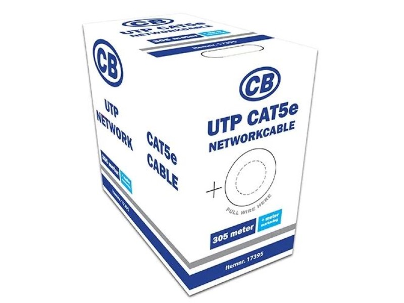 Datakabel UTP CAT5e kabel  eca rol van 305 meter