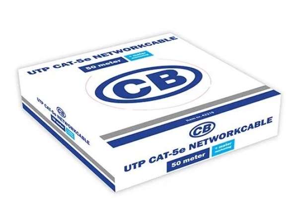 Datakabel UTP CAT5e kabel rol van 50 meter