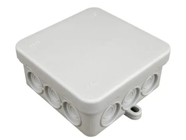 Kabeldoos grijs leeg FD12L - 85x85x40mm Kabeldoos grijs leeg FD12L - 85x85x40mm