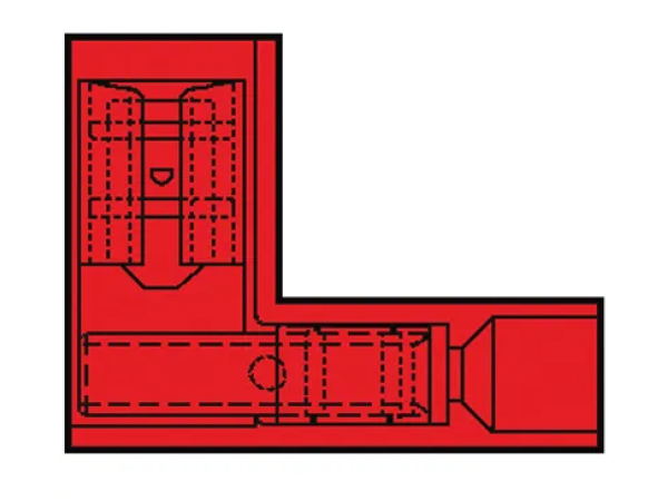Kabelschoen 0.5-1,5mm2 rood vlakstekerhuls haaks 6,3 x 0,8 mm 100 stuks Kabelschoen 0.5-1,5mm2 rood vlakstekerhuls haaks 6,3 x 0,8 mm 100 stuks