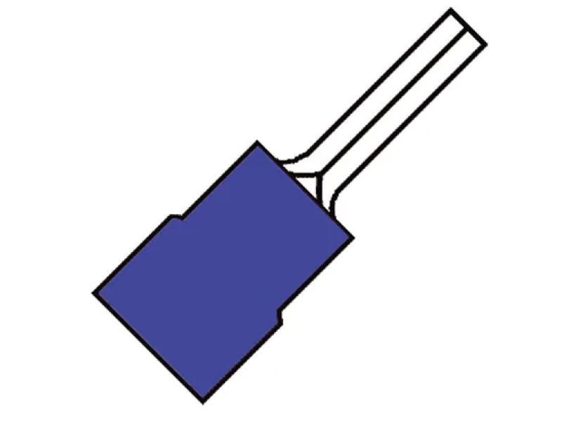 Kabelschoen 1.5-2,5mm2 blauw pen 100 stuks