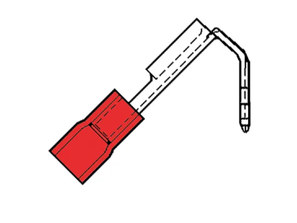 Kabelschoen 0.5-1,5mm2 rood vlakstekerhuls tab 6,3 x 0,8 mm 100 stuks Kabelschoen 0.5-1,5mm2 rood vlakstekerhuls tab 6,3 x 0,8 mm 100 stuks