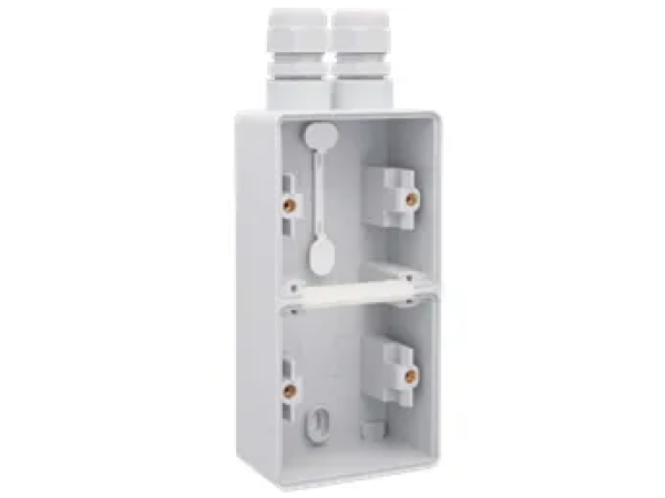 Niko hydro opbouwdoos 2V verticaal met 1x 2V M20 wartel aan 1 zijde 700-84252 Niko hydro opbouwdoos 2V verticaal met 1x 2V M20 wartel aan 1 zijde 700-84252