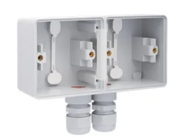 Niko hydro opbouwdoos 2V horizontaal met 2x 2V M20 wartel aan 1 zijde 700-84852 Niko hydro opbouwdoos 2V horizontaal met 2x 2V M20 wartel aan 1 zijde 700-84852