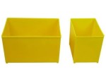 Koffer met uitneembare bakjes  stockbox groot Proflijn