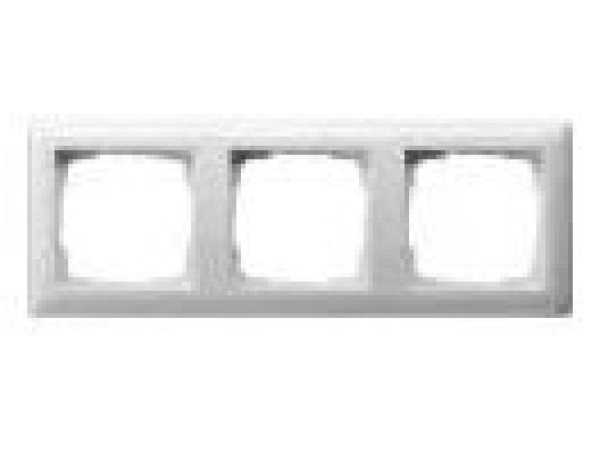 Gira afdekraam 3 voudig ST 55 zuiver wit glanzend