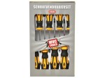 Schroevendraaierset 8-delig kruis en plat