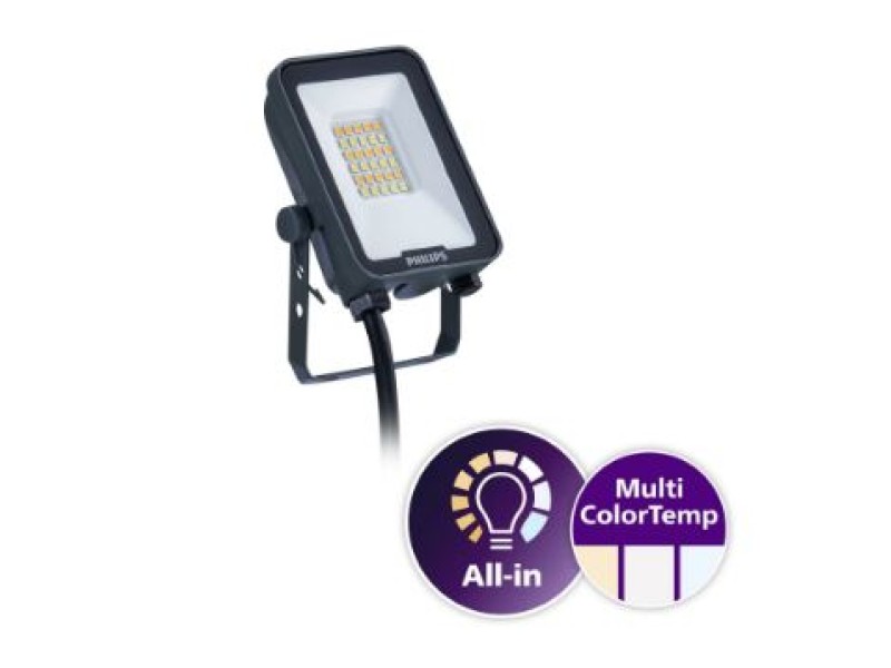 Philips led stralers mini 10W colorswitch 3000K/4000K/6500K  BVP167