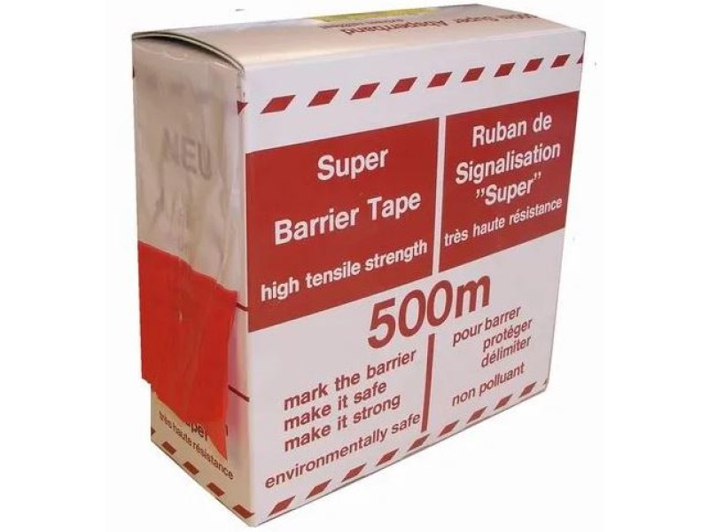 AFZETLINT ROOD/WIT 500MTR