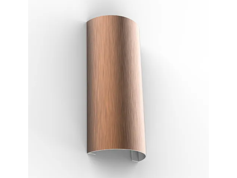Nova design LED wandarmatuur up/down rond CCT brons/rood Nova design LED wandarmatuur up/down rond CCT brons/rood