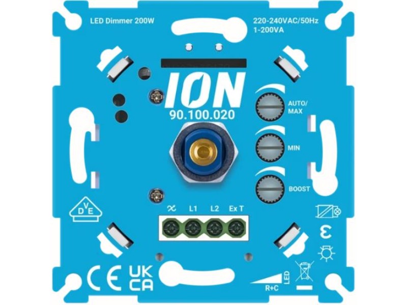 Dimmer LED universeel 0-200W  ION Industries