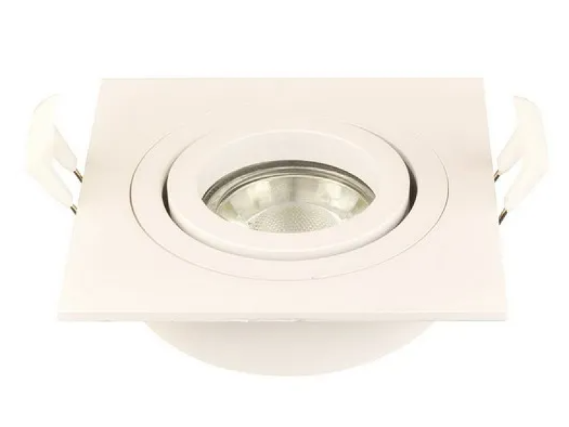 Inbouwspot lux model vierkant kantelbaar wit Inbouwspot lux model vierkant kantelbaar wit