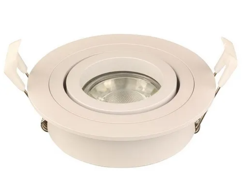 Inbouwspot lux model rond kantelbaar wit Inbouwspot lux model rond kantelbaar wit