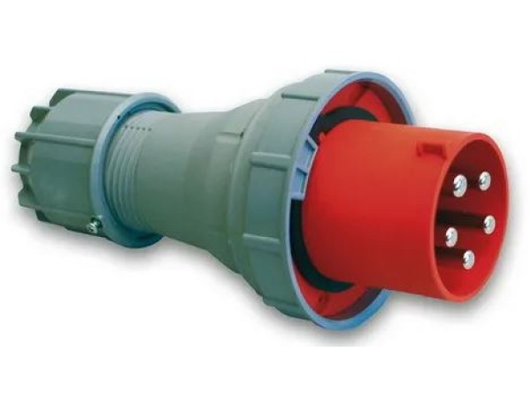 ABL CEE stekker rood  5 polig 125A 