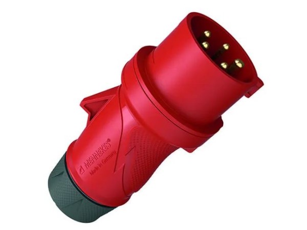 Menneks CEE stekker 16A 5P 6H 400V SafeContact schroefloos IP54