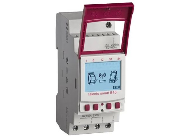 Grasslin schakelklok digitaal 1-kanaal week Talento Smart B15