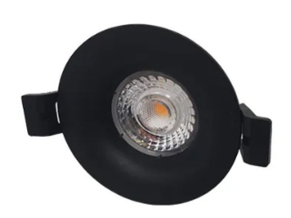 Downlight inb.spot rond verdiept matzwart 8W 2700K dimb Downlight inb.spot rond verdiept matzwart 8W 2700K dimb