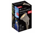 Ledspot verstelbaar tuinspies incl. GU10 ledlamp 5W 3000K grijs/alu